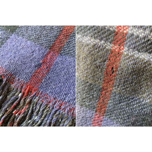 60" x 64" Beckman Northern Ohio Blanket Mills 100% Wool Vintage Made in USA - Picture 3 of 6